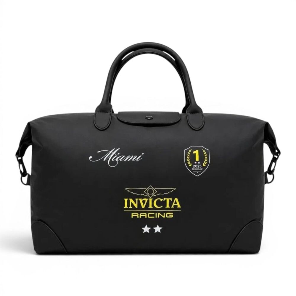 NEW Invicta Racing Miami Race Weekend Limited Edition Paddock Duffel Black